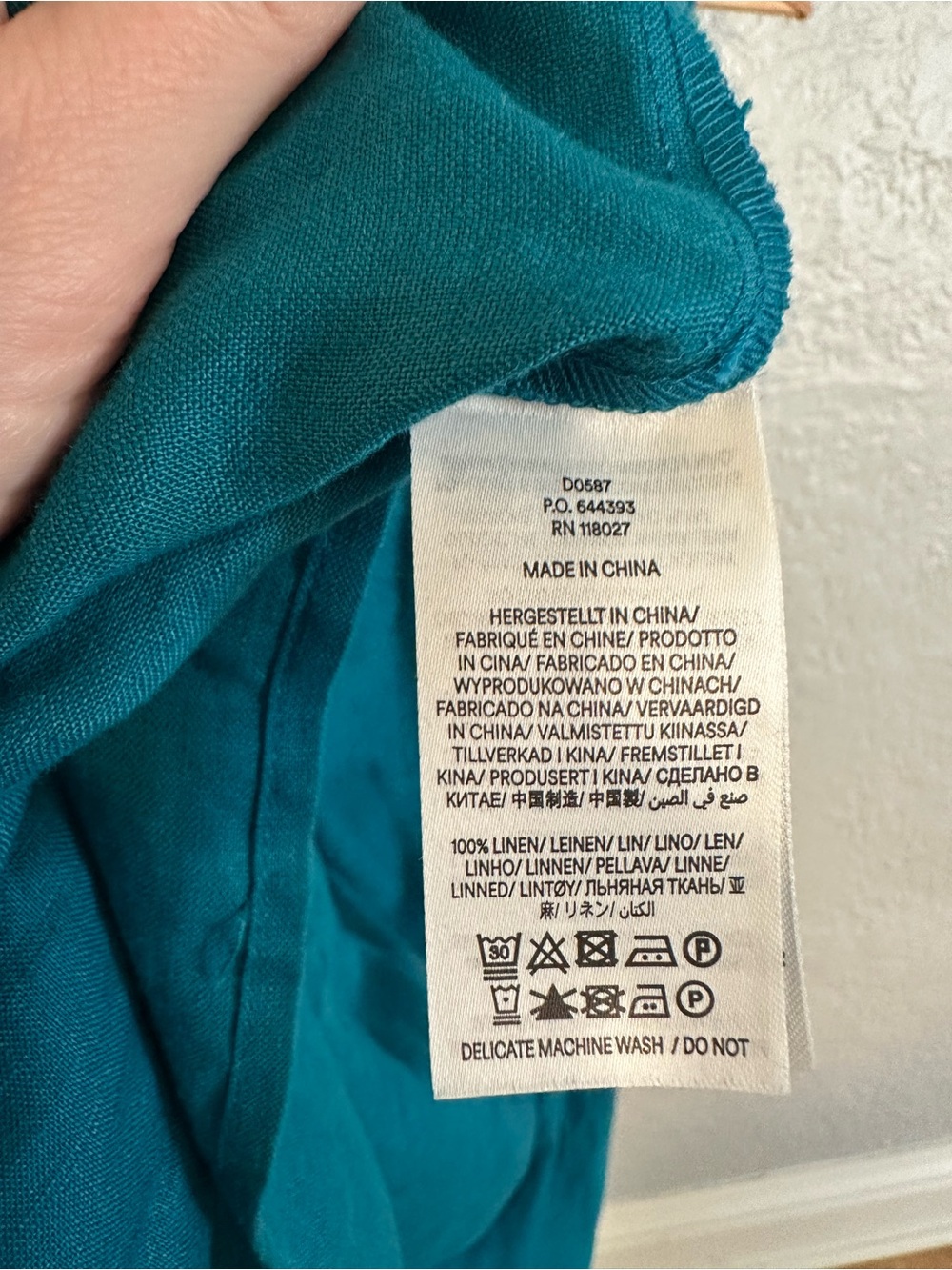 Smocked Linen Midi Dress
Crystal Teal - Picture 10 of 10